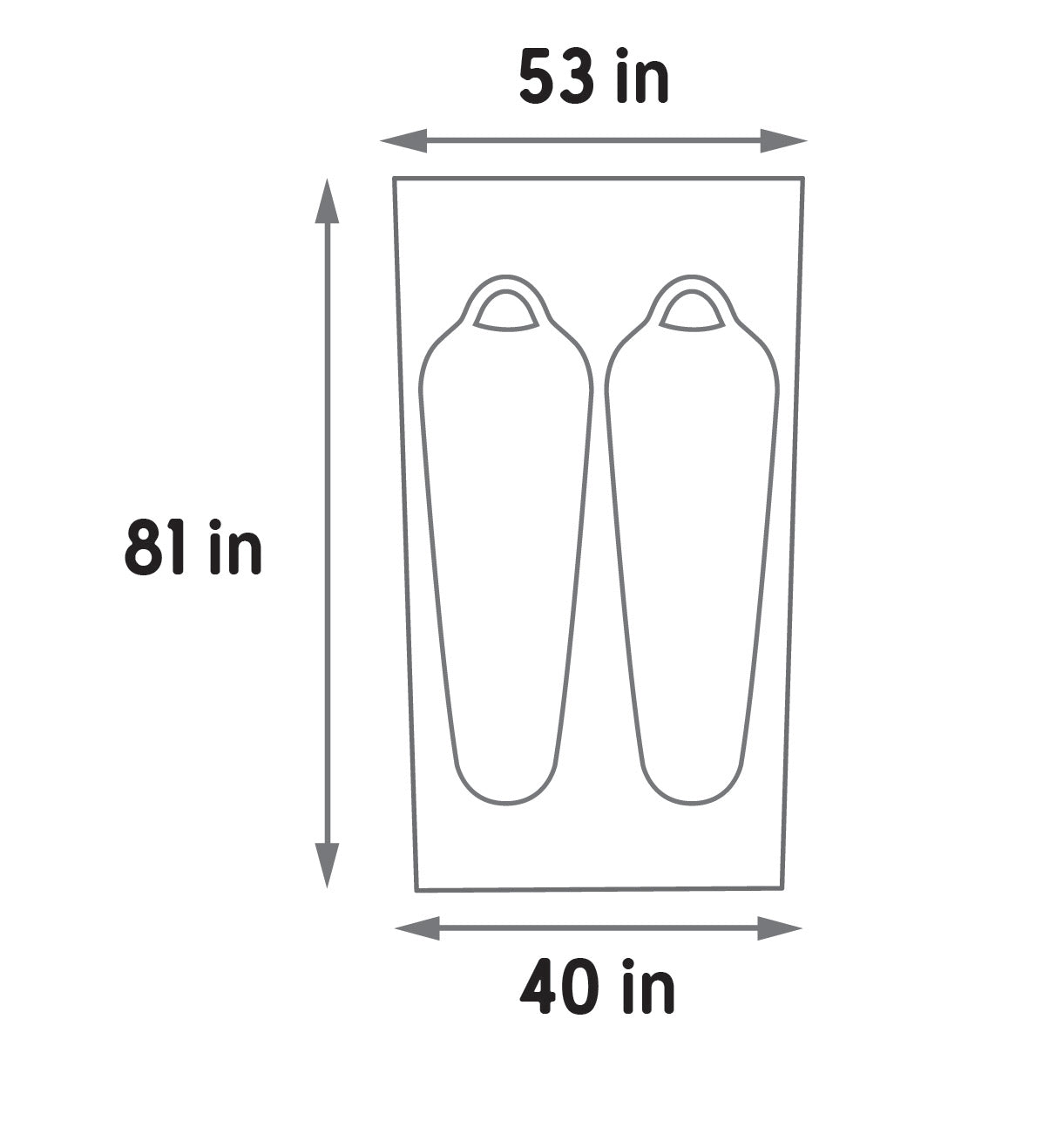 Kelty Grand Mesa 2 Man Tent Footprint