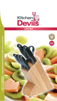 Kitchen Devils Lifestyle KD Knife Block Set