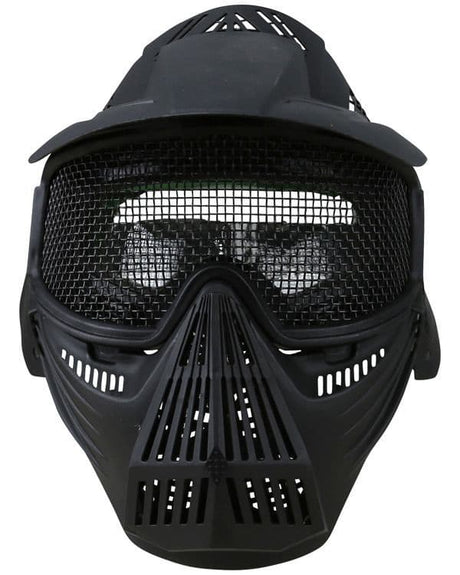 Kombat UK Full Face Mash Mask - Black