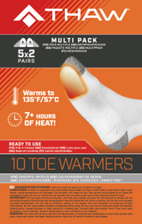 THAW 2-Pack Disposable Toe Warmer