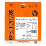 Expedition Foods Freeze Dried Meal Pouch - Three Cheese Scrambled Egg - Various Sizes